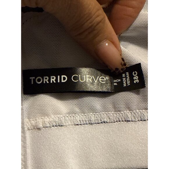 Torrid Perfect T-Shirt Bra Women's Layered Wings Black Underwire Size 38C - Picture 3 of 8